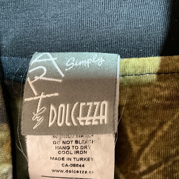 SIMPLY DOLCEZZA Cotton Full Zip Mock Turtleneck Long Sleeve Dress US Sz M - Picture 4 of 8